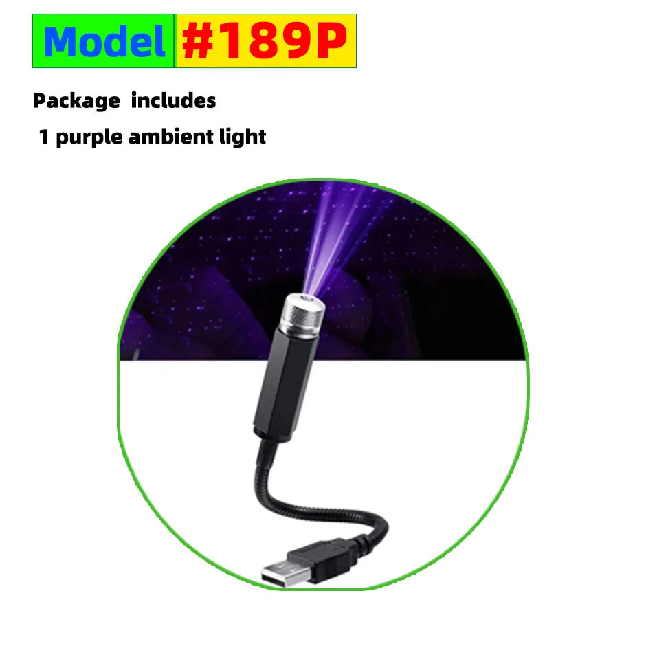 👉🌌 NovaGlow – Projecteur Galaxy pour Voiture | Ciel Étoilé LED USB