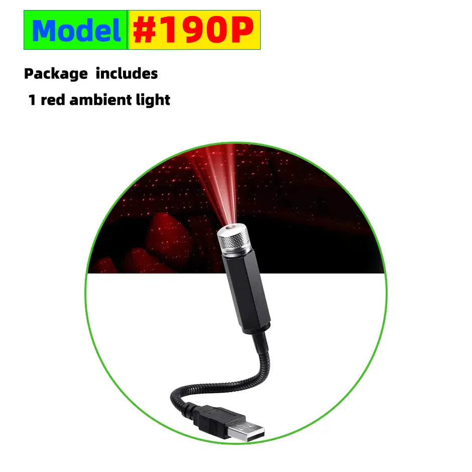 👉🌌 NovaGlow – Projecteur Galaxy pour Voiture | Ciel Étoilé LED USB