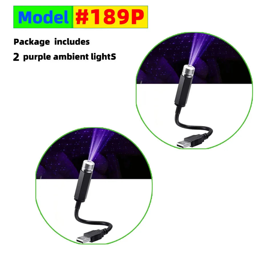 👉🌌 NovaGlow – Projecteur Galaxy pour Voiture | Ciel Étoilé LED USB
